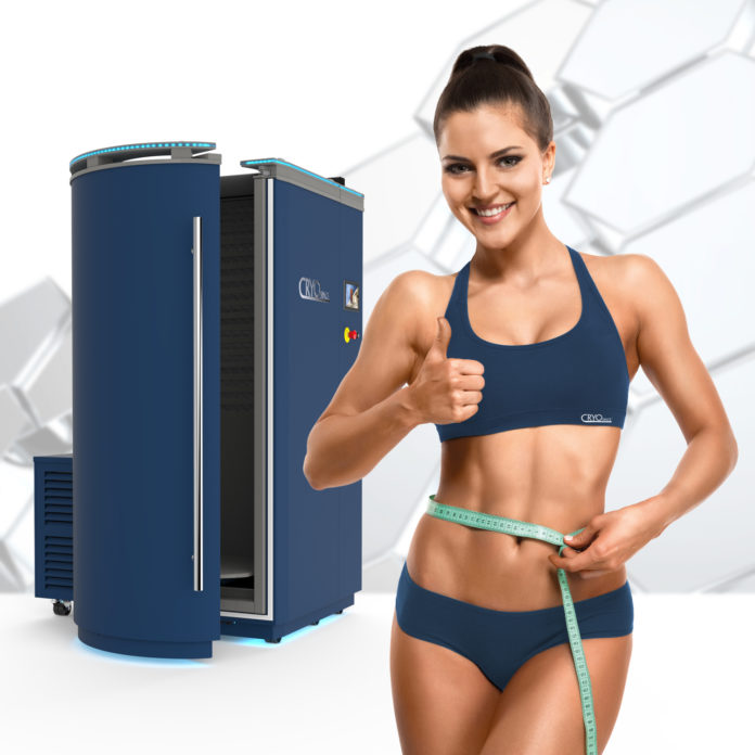 Athletic Woman Measuring Her Waist And Showing Thumb Up Isolate